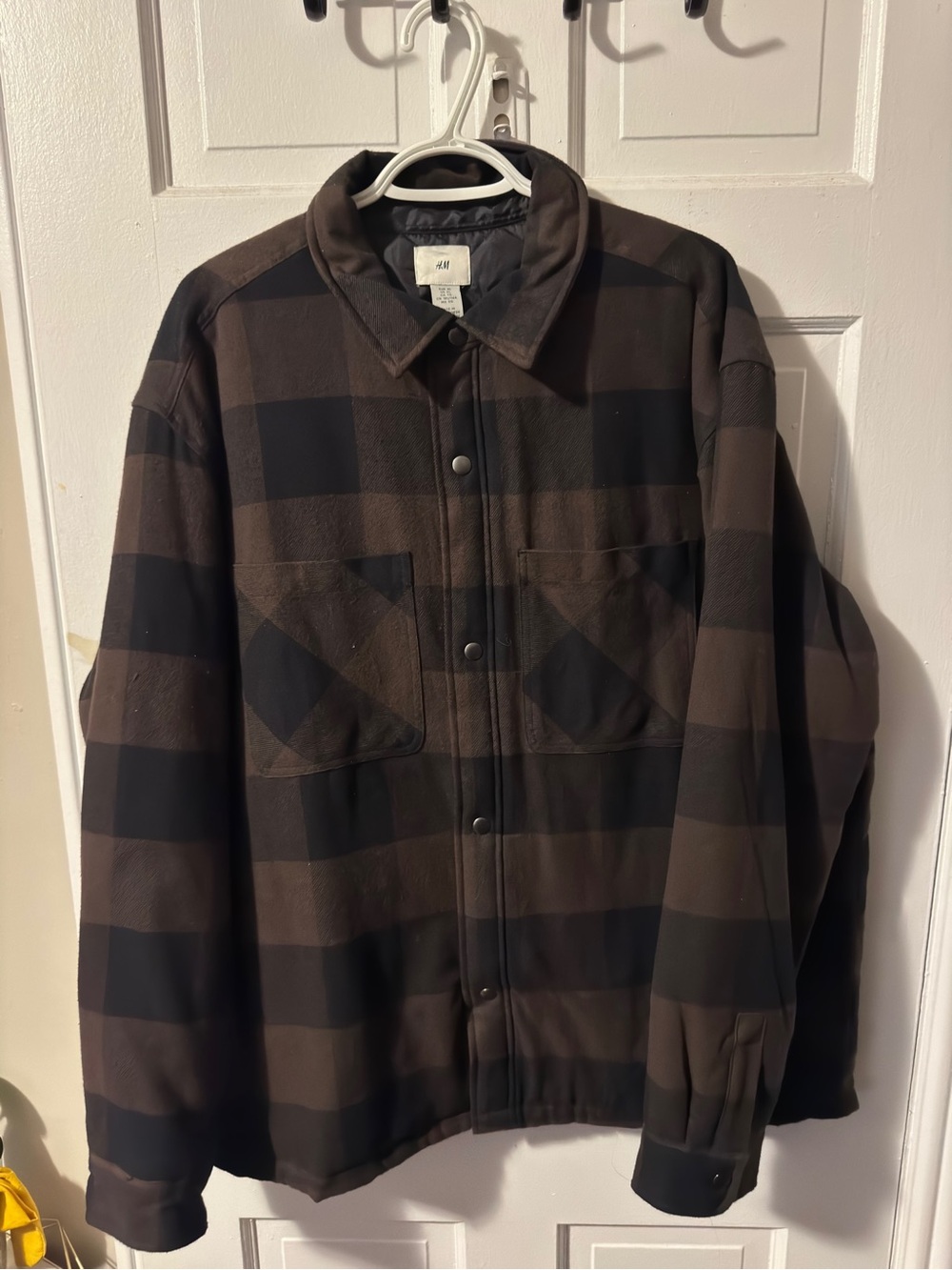 H&M plaid pattern jacket